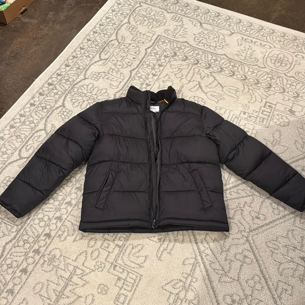 Old Navy Men’s Black Puffer Jacket Size Large